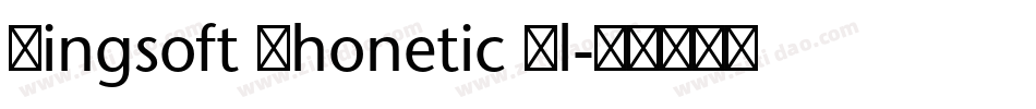 Kingsoft Phonetic Pl字体转换